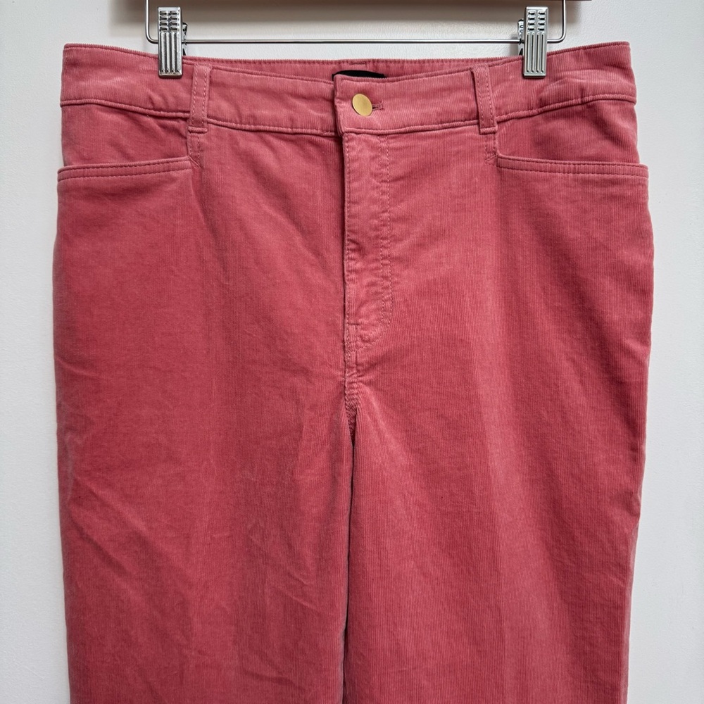 Talbots Stretch Corduroy High Rise Flare Leg Pants Size 10 - Picture 3 of 11